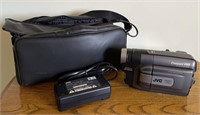 Compact VHS by JVC digital recorder with bag and