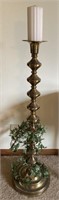 37 inch brass candle stick