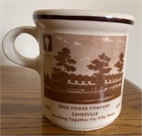 Ohio power company Zanesville McCoy mug #1412