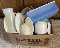 Lots of miscellaneous Tupperware and storage