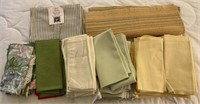 napkins placemats and towels