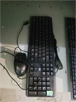 Wired keyboard and mouse