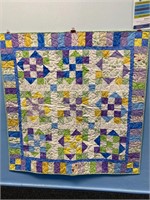 Rolling Along Baby Quilt