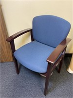 Office Visitor's Chair - Cherry/Blue by HON