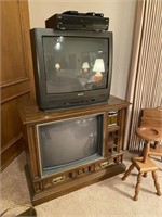 Vintage Console TV, Tube TV