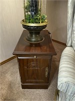 Side Table with Slide Out Tray