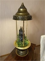 Vintage Watermill Motion Oil Rain Lamp