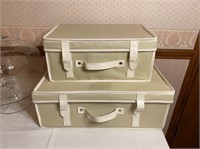 Linen Handled Storage Boxes
