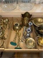 Brass Candlesticks, Watering Can, More