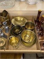 Brass Bowls, Baskets, Planters
