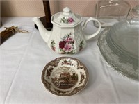 Teapot, Bowl (Made in England)