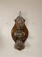 Oil Lamp and Holder