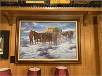 Stagecoach Painting
