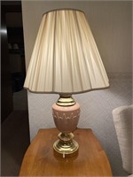 Vintage Pink Lamps (Pair)