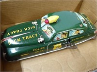 Dick Tracy Squad Car No. 1 - windup & battery - WO