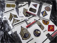 5 sheets vintage military patches