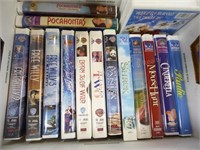 1 box children's VHS tapes