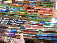 5 boards of casino pens