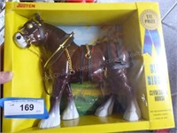 Justen Clydesdale horse - NIB