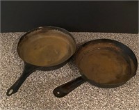 Old metal pans