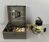 Vintage Stanley Router W Case And Bits