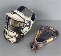 Vintage Duke Lacrosse Equipment