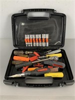 Lot Of Hand Tools In Plastic Case