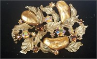 Har Signed Vintage Costume  Brooch Pin Jewelry