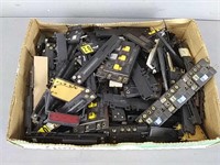 Box Of Model Railroad Parts And Accessories