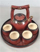 Fired Pottery Tea Set