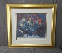 Framed Marc Chagall Graphic