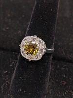 Sterling Silver & Gemstone Ring