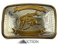 Vintage Western Bucking Horse Belt Buckle