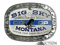 Big Sky Montana CO-OP Belt Buckle