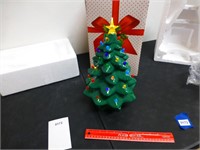 Porcelain Lighted Christmas Tree