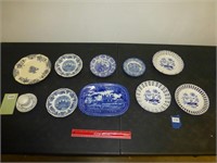 Lot of Blue & White Decorative Plates