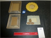 Lot of 4 Decorative Picture Frames