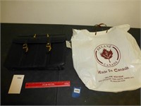 Delane Canada Black Leather Womens Handbag