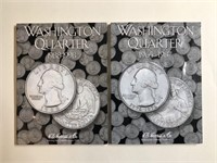 2 Washington Quarters Collectors Books-Empty