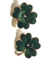 Pair of 4 Leaf Clover Earrings