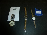Lot of 3 Womens Watches