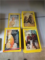 33 National Geographic Magazines 1966, 1973, 1974