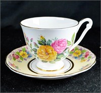 Bone China Teacup & Saucer (mismatched)