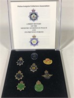 8 MILITARY POLICE PINS