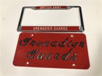 GRENADIER GUARDS LICENSE PLATE COVERS