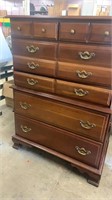 Maple Wood High Boy Dresser made by  T.F.I Approx