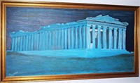 Oversized Parthenon - Greece Oil Painting
