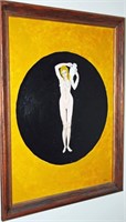 Lady Nude w/ Vase Painting