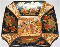 Royal Satsuma Oriental Square Bowl