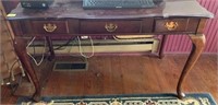 QUEEN ANNE STYLE SINGLE DRAWER WRITING DESK